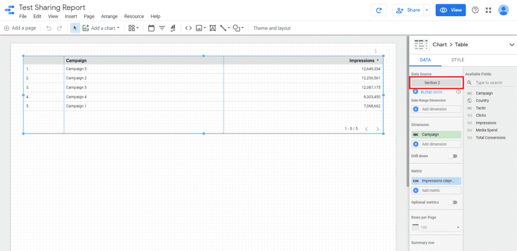 data studio report edit access