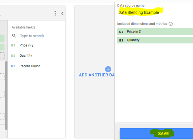 data blending example saved