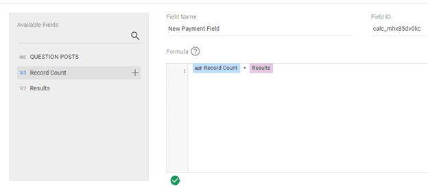 formula record count added to results